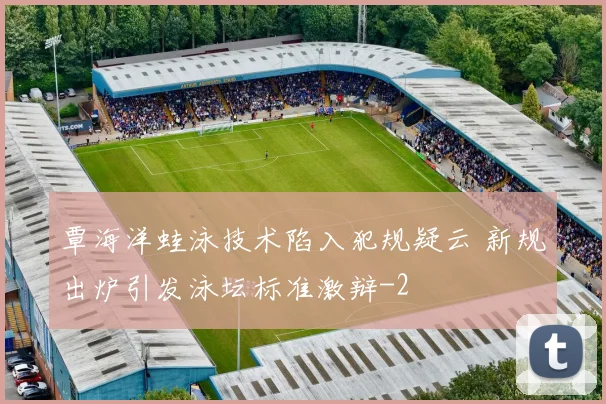 覃海洋蛙泳技术陷入犯规疑云 新规出炉引发泳坛标准激辩